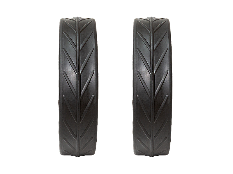 [J142-2] Set rear tyres (2-piece) (Black)