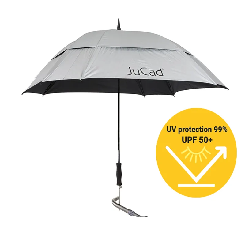 [JS3WP-SI] Paraplu windproof met telescooppin (zilver)